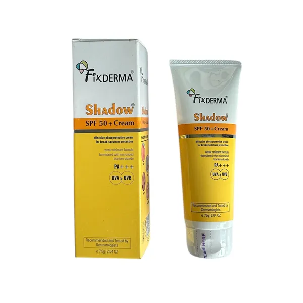 Shadow SPF 50+ Sunscreen Cream Fix Derma 75Gm